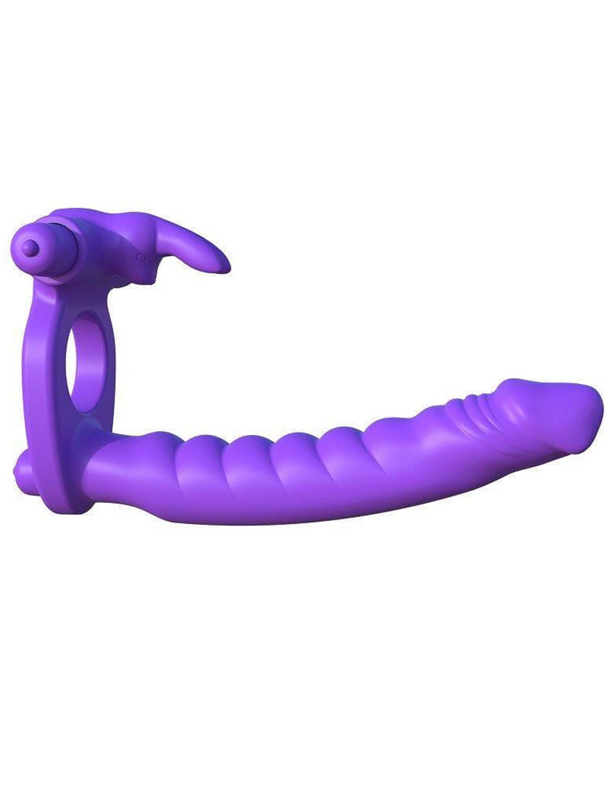 Fantasy C-Ringz - Silicone Double Vibrator Rabbit