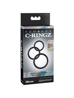 Fantasy C-Ringz - Silicone 3 Ring Stamina Set