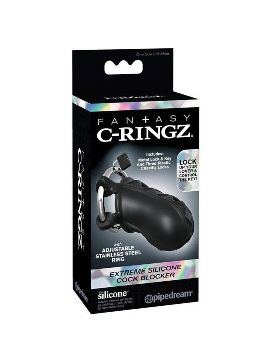 Fantasy C-Ringz - Gabbia Cintura di Castita' per Pene Uomo Extreme in Silicone Cock