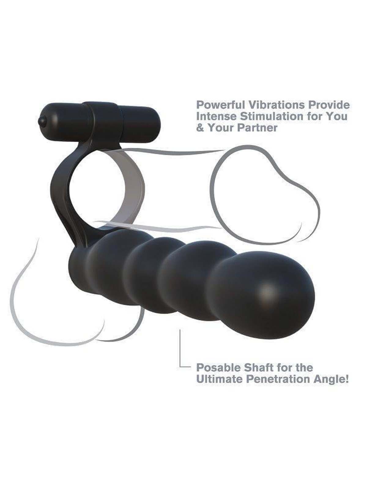 Fantasy C-Ringz - Posable Double Penetrator