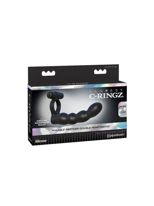 Fantasy C-Ringz - Posable Double Penetrator