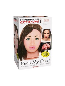 Extreme Toyz Fuck Me Face Brunette Mega Masturbator