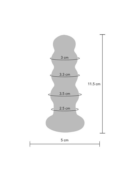 Toyjoy - Buttocks The Radiant Glass Buttplug