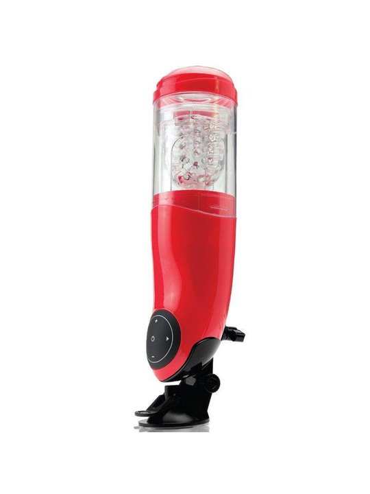 Extreme Toyz - Masturbatore Maschile Rosso Automatico Stimolatore per Pene Uomo Sexy Toys Red