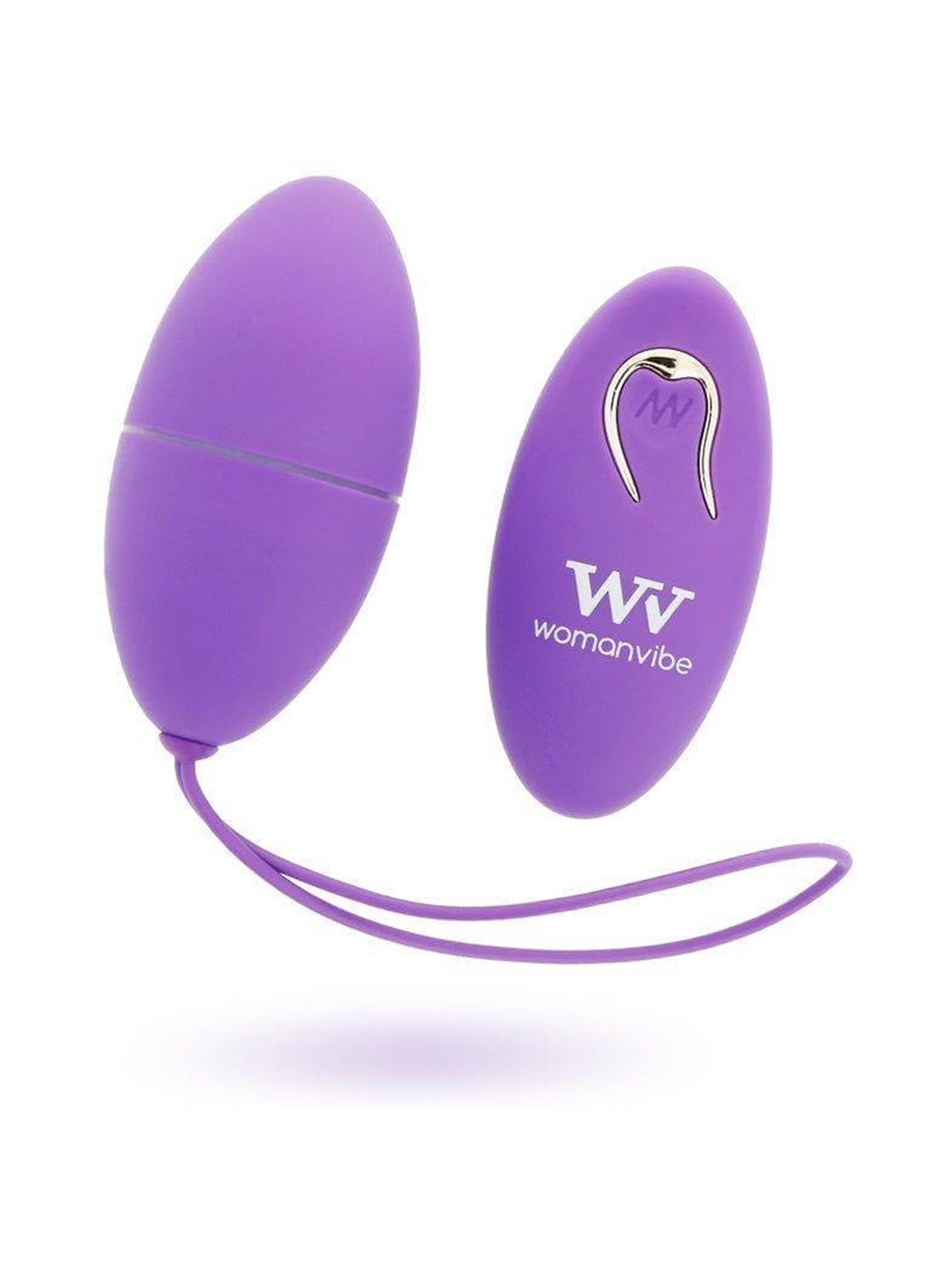 Womanvibe - Alsan Egg Remote Control Black Silicone Purple