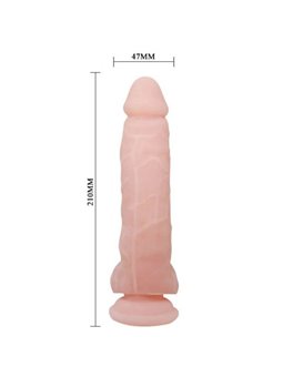 Baile Super Dildo - Pene Realistico con Ventosa e Testicoli 21,5 CM