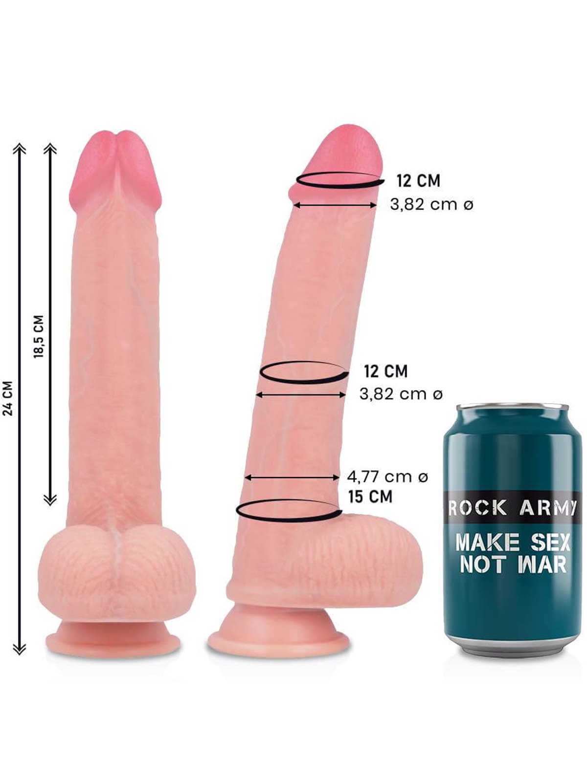 Rockarmy - Liquid Silicone Premium Kingcobra Realistic 24CM