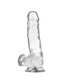 X Ray - Clear Cock with Balls 18.5 CM X 3.8 CM