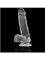 Xray Clear Cock With Balls  18.5Cm X 3.8Cm