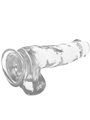 Xray Clear Cock With Balls  18.5Cm X 3.8Cm