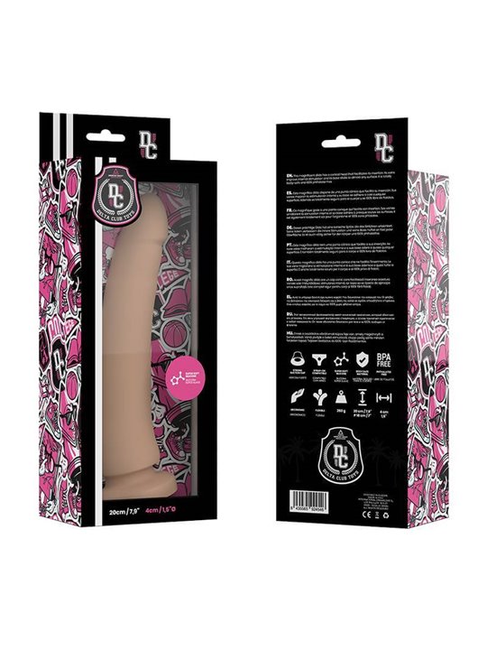 Delta Club - Toys Natural Dildo Medical Silicone 20 X 4 CM
