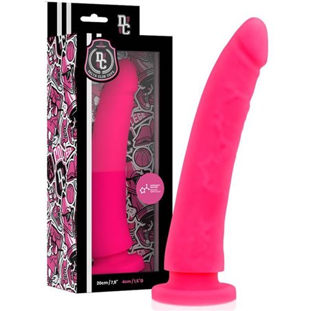 Delta Club - Dildo Strap-On in Silicone Medicale Fucsia 20x4 Cm