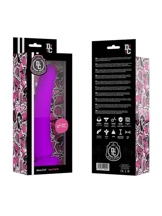 Delta Club -  Toys Lilac Dildo Medical Silicone 20 X 4 CM