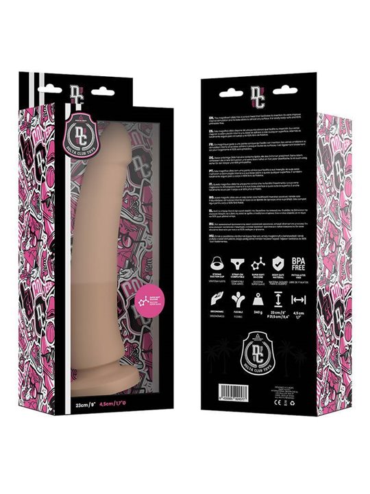 Delta Club -  Toys Natural Dildo Medical Silicone 23 X 4.5 CM