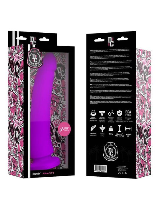 Delta Club - Toys Lilac Dildo Medical Silicone 23 X 4.5 CM