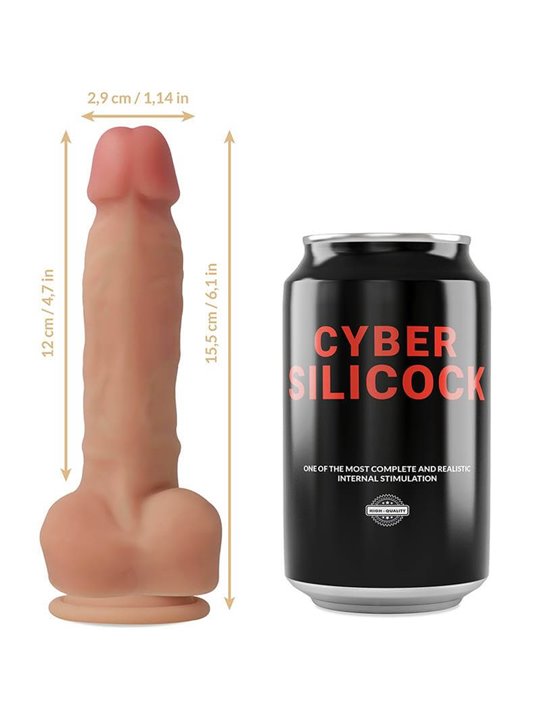 Cyber Silicock - Ansel Ultra Realistic Soft Liquid Silicone 15.5CM