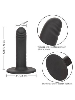 CalExotics Boundless Ridged - Dildo Strap-On in Silicone 12 CM - Nero