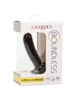 CalExotics Boundless Ridged - Dildo Strap-On in Silicone 12 CM - Nero