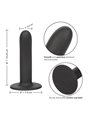 CalExotics Boundless Smooth - Dildo Strap-On in Silicone 15,25 CM - Nero