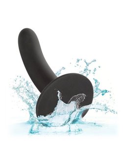 CalExotics Boundless Smooth - Dildo Strap-On in Silicone 15,25 CM - Nero