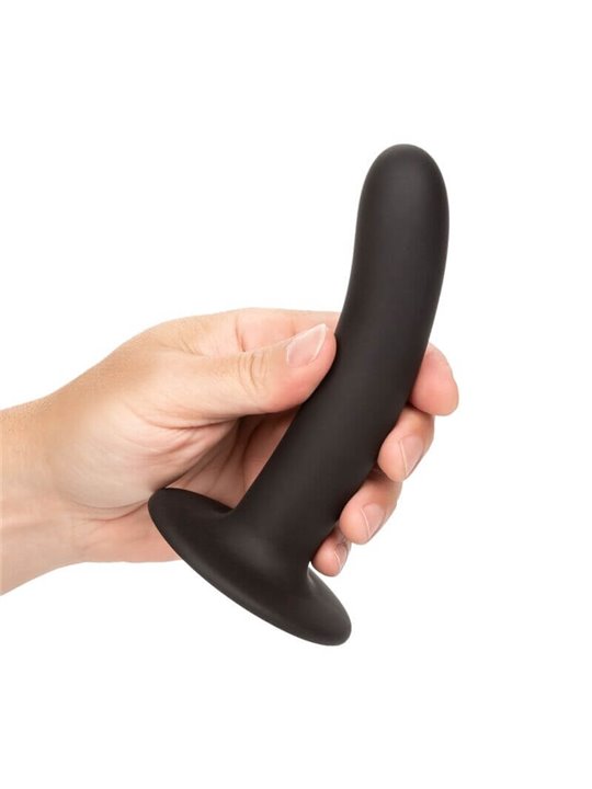 CalExotics Boundless Smooth - Dildo Strap-On in Silicone 15,25 CM - Nero
