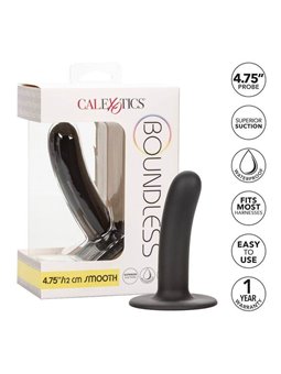 CalExotics Boundless Smooth - Dildo Strap-On in Silicone 12 CM - Nero
