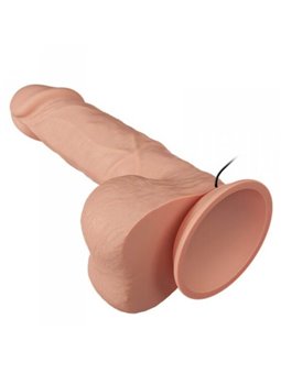 Baile Bahamut - Pene Realistico Vibrante con Testicoli e Ventosa 21,8 CM
