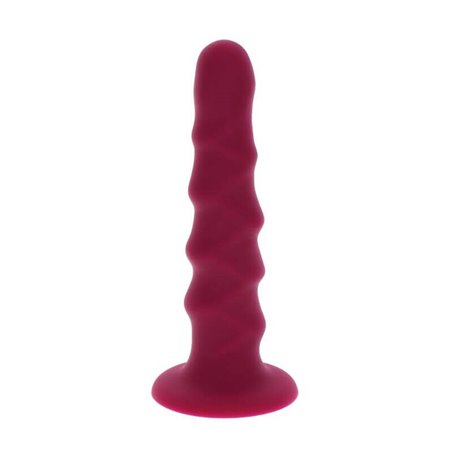 Get Real - Ribbed Dong 12 CM Red