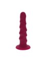 Get Real - Ribbed Dong 12 CM Red
