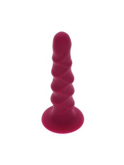 Get Real - Ribbed Dong 12 CM Red