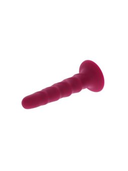 Get Real - Ribbed Dong 12 CM Red