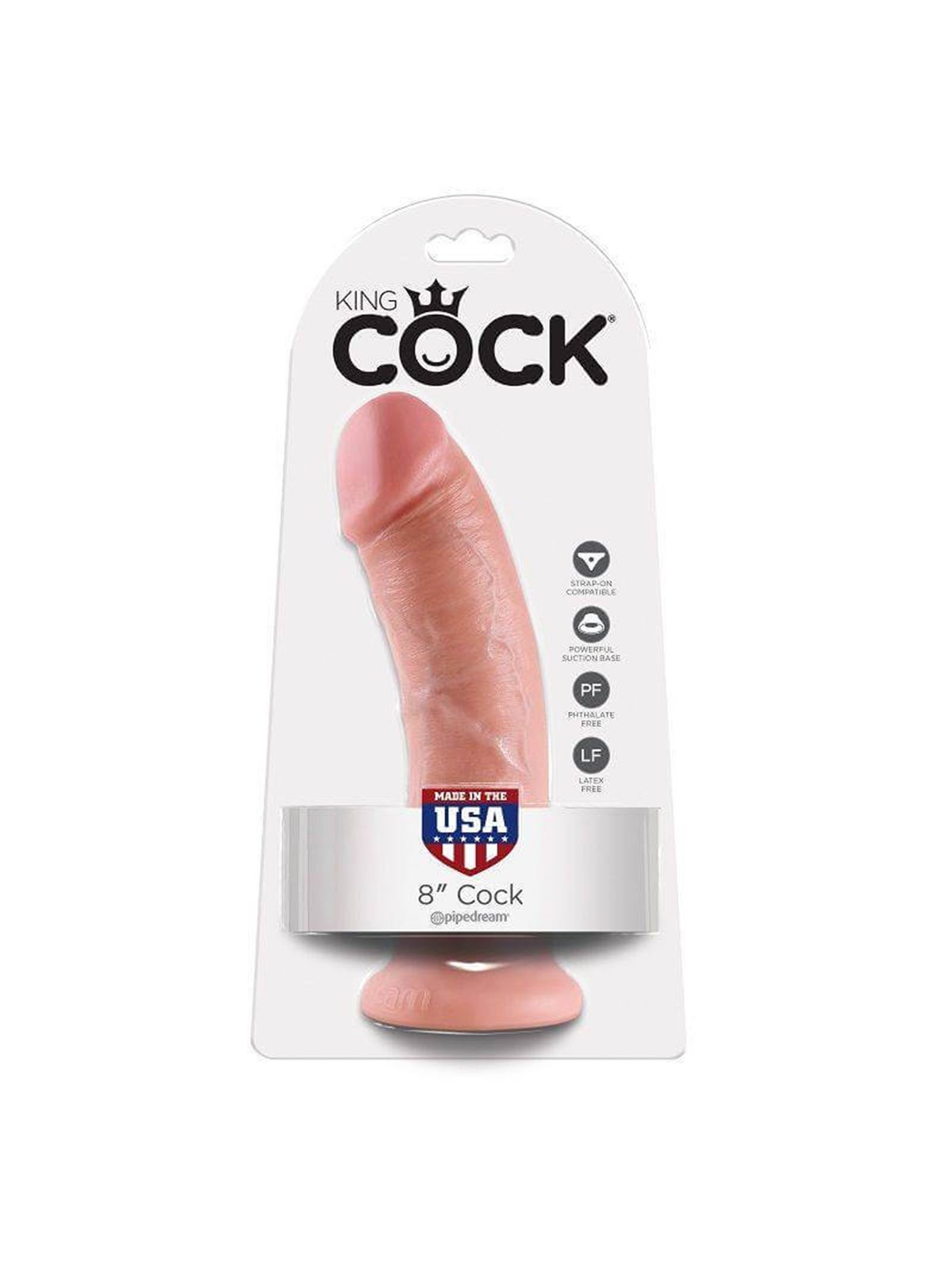 King Cock - 8 Dildo Flesh 20.3 CM