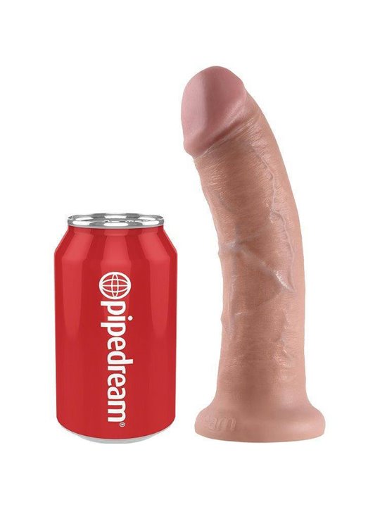 King Cock - Fallo Realistico Dildo Vaginale con Ventosa 8 Flesh