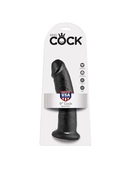 King Cock - 9 Dildo Black 22.9 CM