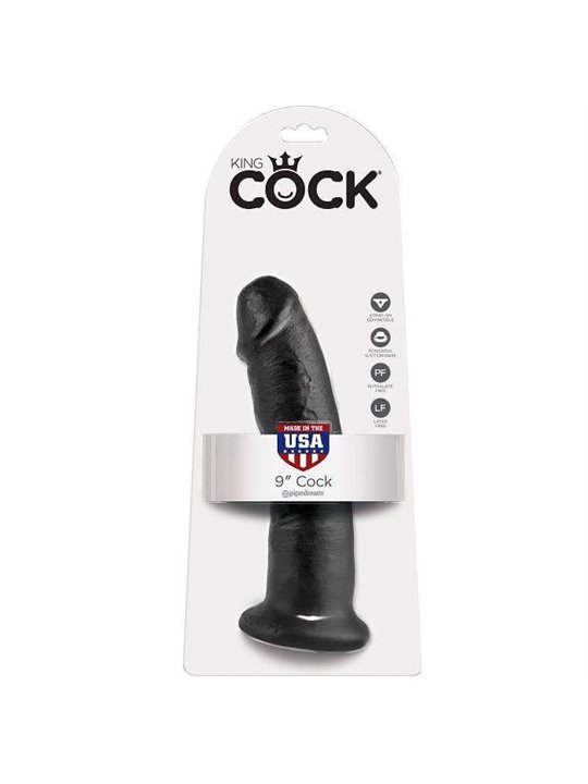 King Cock - 9 Dildo Black 22.9 CM
