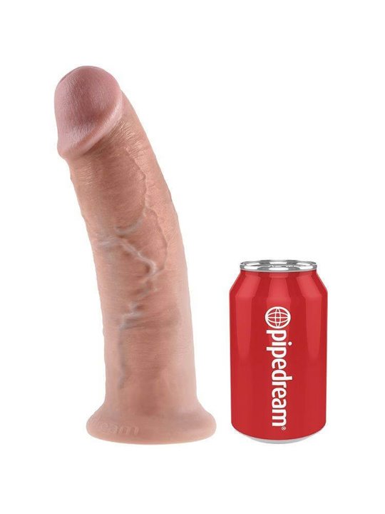King Cock - Dildo GRande Fallo Maxi Big Realistico Vaginale con Ventosa 10 Flesh