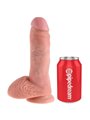 King Cock - Fallo Realistico Dildo Flesh 8 Whit Balls