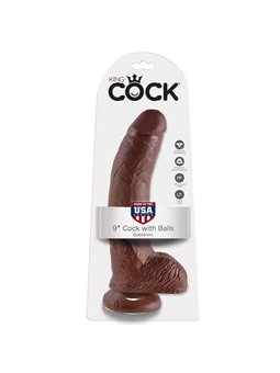 King Cock - Fallo Realistico con Ventosa e Testicoli Cock 9 Inch With Balls