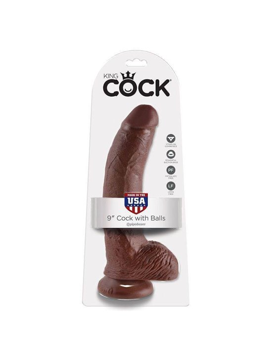 King Cock - Fallo Realistico con Ventosa e Testicoli Cock 9 Inch With Balls
