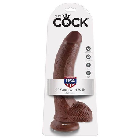 King Cock - Fallo Realistico con Ventosa e Testicoli Cock 9 Inch With Balls