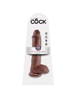 King Cock - Fallo Realistico con Ventosa e Testicoli Cock 10 Inch With Balls