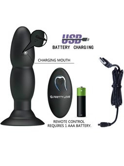 Pretty Love - Plug Vibrator and Rotation By Remote Control
