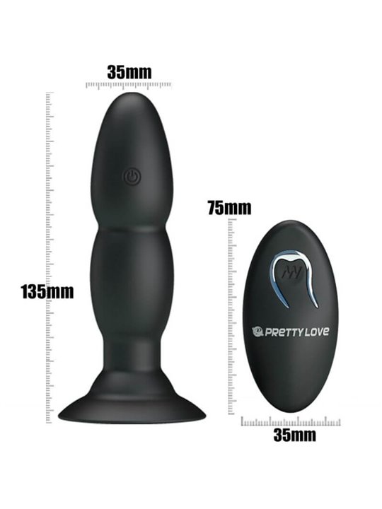 Pretty Love - Plug Vibrator and Rotation By Remote Control
