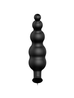 Pretty Love Bottom Silicone Ribbed Plug 12 Vibration Modes