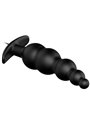 Pretty Love Bottom Silicone Ribbed Plug 12 Vibration Modes