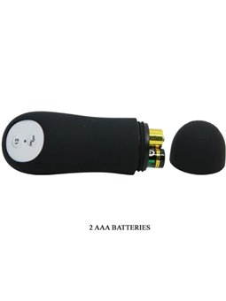 Pretty Love Bottom Silicone Ribbed Plug 12 Vibration Modes