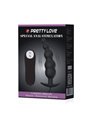 Pretty Love Bottom Silicone Ribbed Plug 12 Vibration Modes