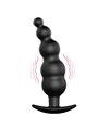 Pretty Love Bottom Silicone Ribbed Plug 12 Vibration Modes
