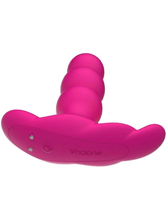 Nalone - Pearl Anal Vibrator Remote Control Black