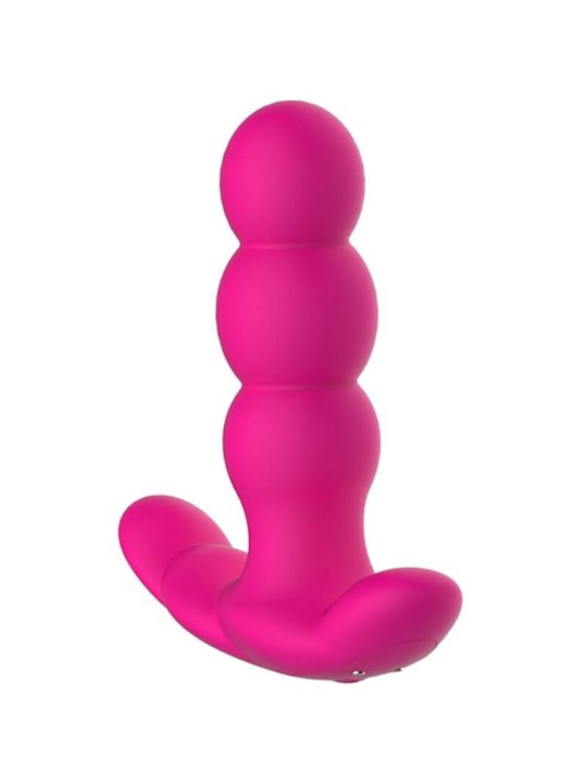 Nalone - Pearl Anal Vibrator With Remote Control Black